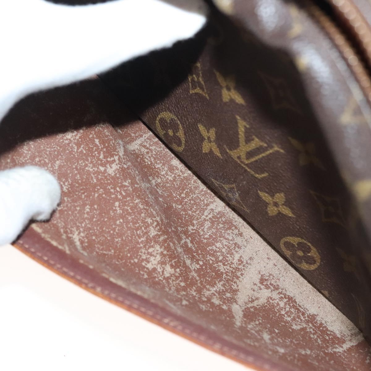 LOUIS VUITTON Monogram Compiegne 28 Clutch Bag M51845 LV Auth BA4489