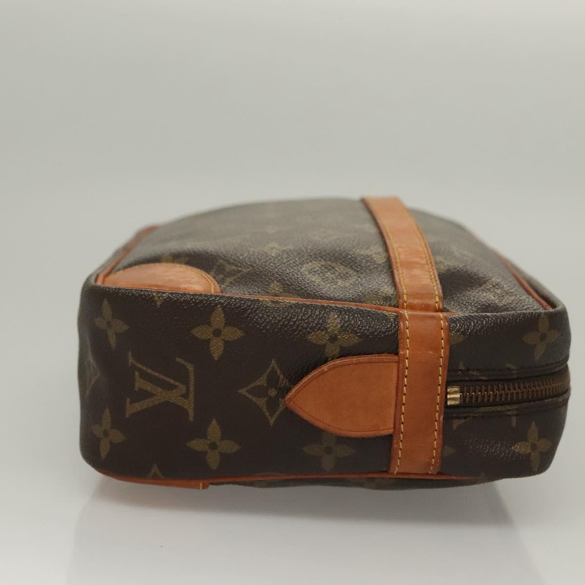 LOUIS VUITTON Monogram Compiegne 28 Clutch Bag M51845 LV Auth BA4489