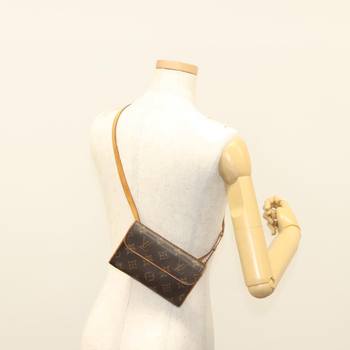 LOUIS VUITTON Monogram Pochette Florentine Waist Bag M51855 LV Auth BA4490