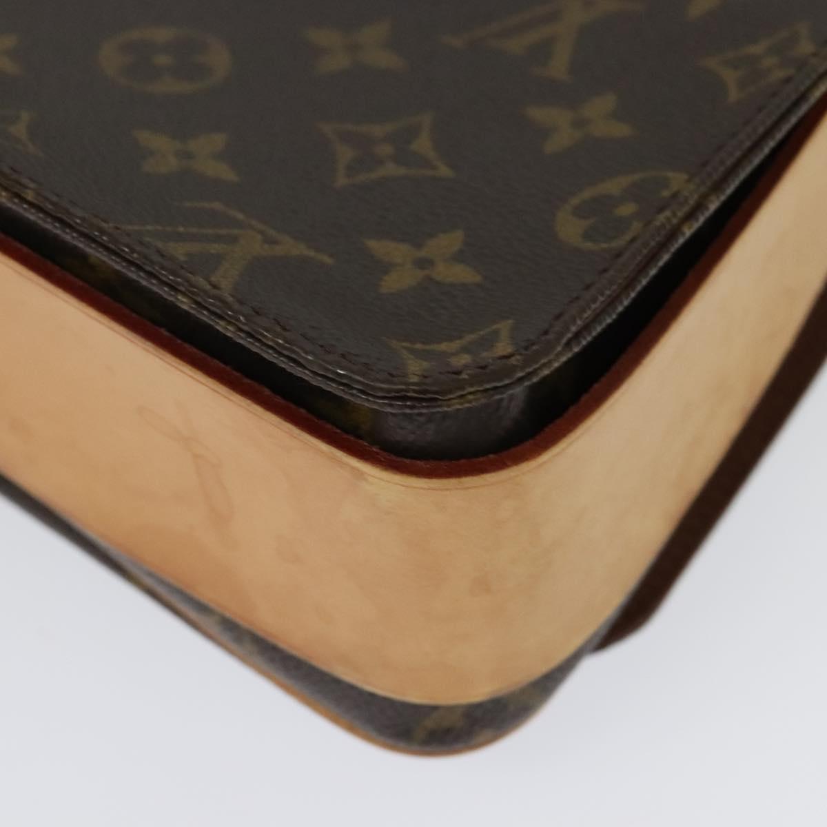 LOUIS VUITTON Monogram Cartouchiere GM Shoulder Bag M51252 LV Auth BA4498