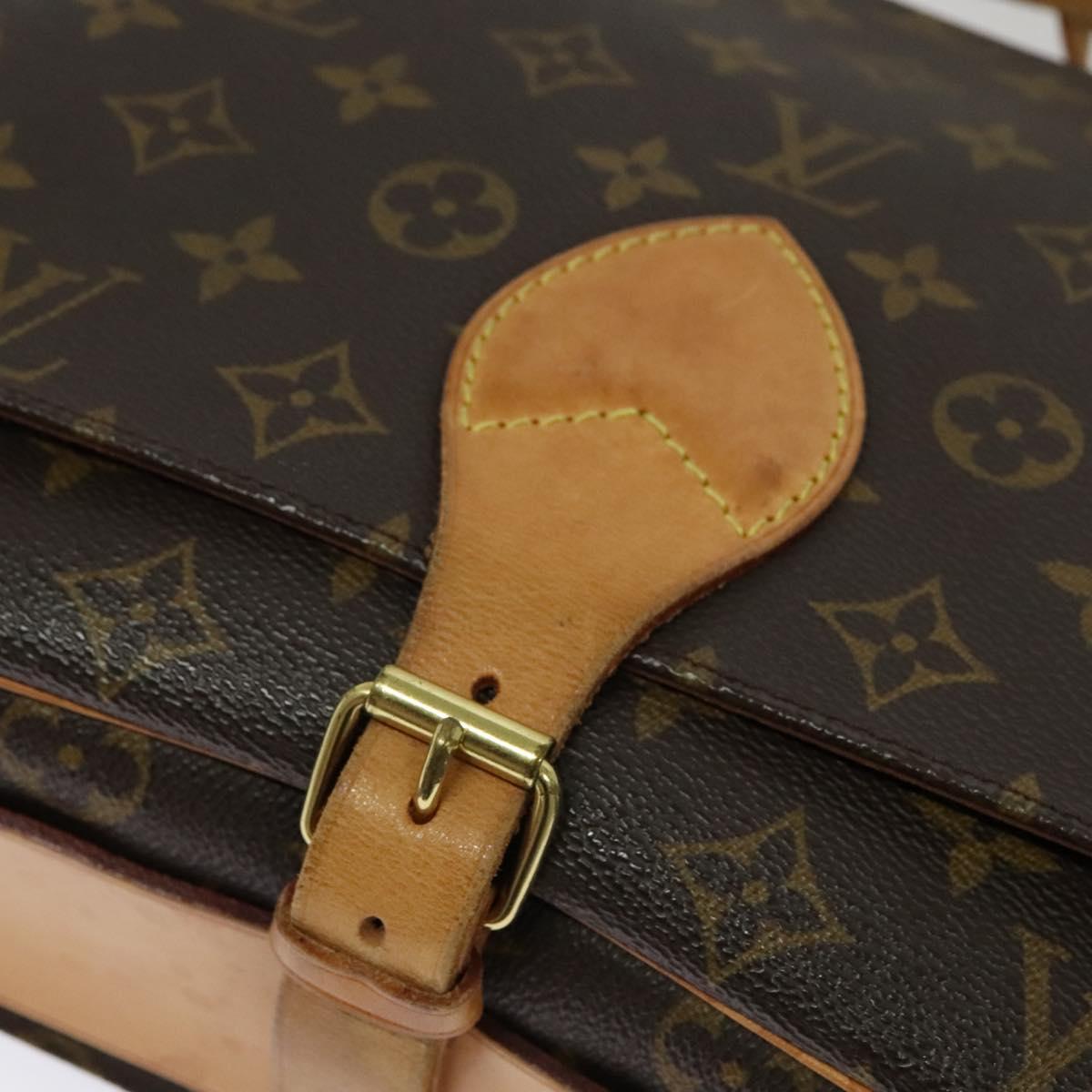 LOUIS VUITTON Monogram Cartouchiere GM Shoulder Bag M51252 LV Auth BA4498