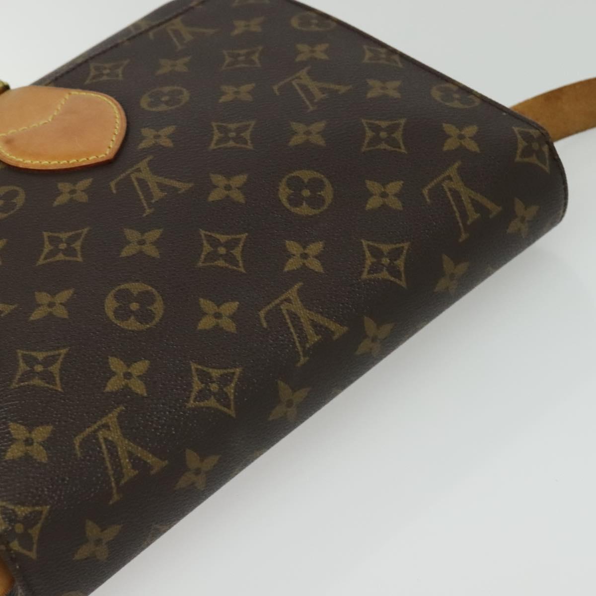 LOUIS VUITTON Monogram Cartouchiere GM Shoulder Bag M51252 LV Auth BA4498