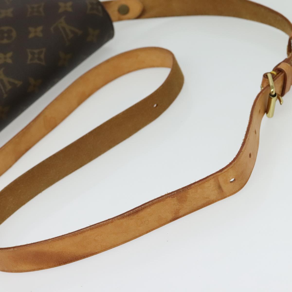 LOUIS VUITTON Monogram Cartouchiere GM Shoulder Bag M51252 LV Auth BA4498
