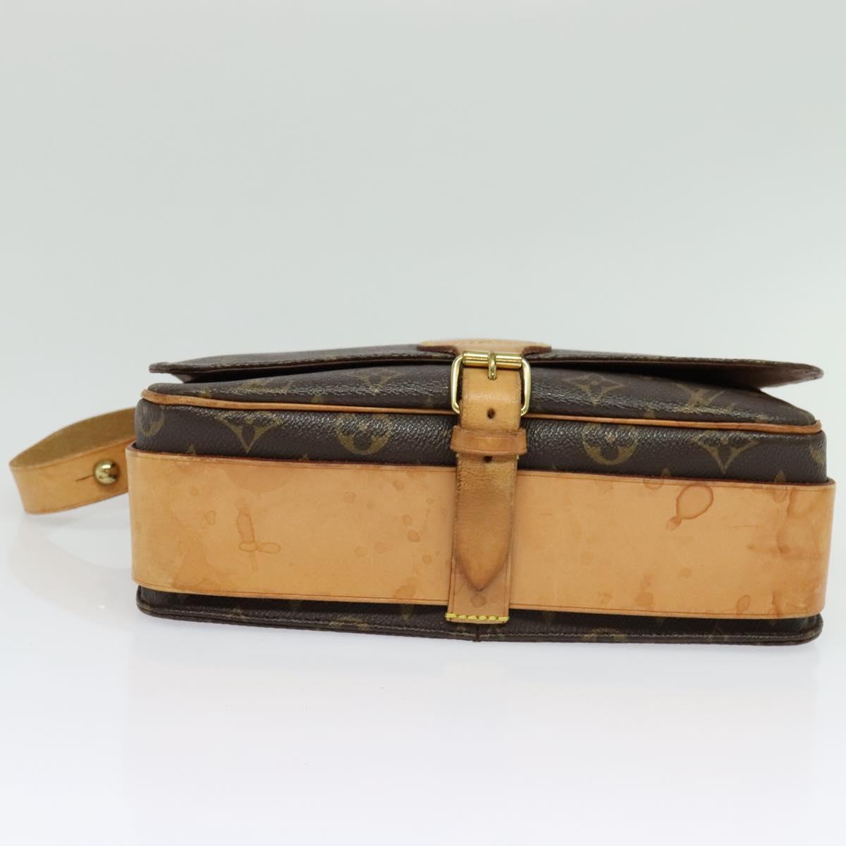 LOUIS VUITTON Monogram Cartouchiere GM Shoulder Bag M51252 LV Auth BA4498