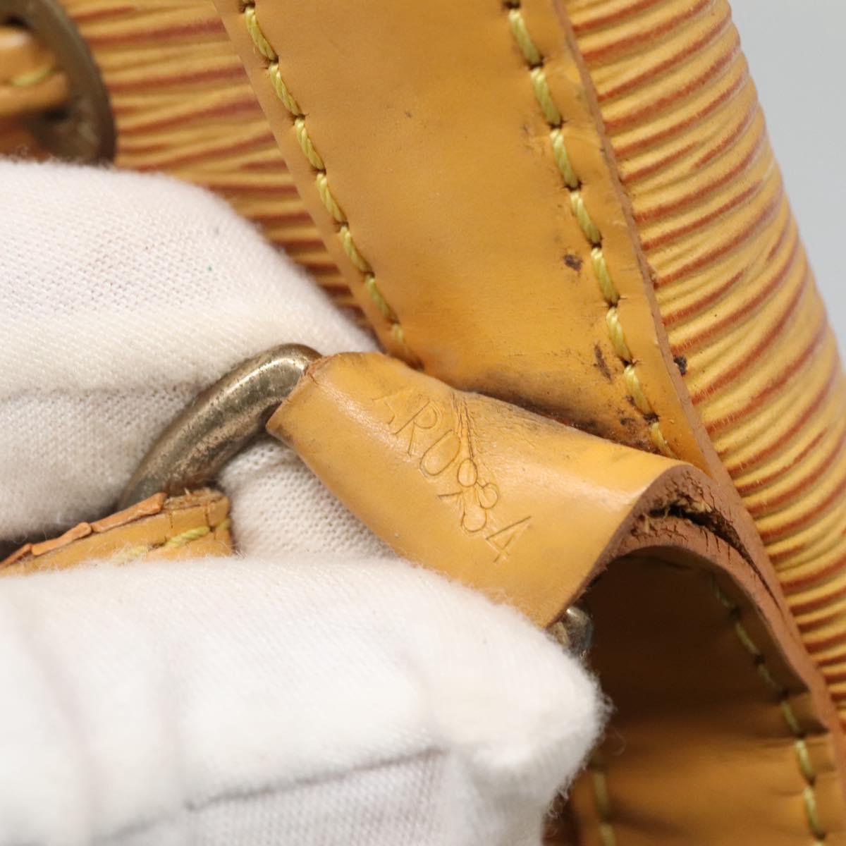 LOUIS VUITTON Epi Noe Shoulder Bag Tassili Yellow M44009 LV Auth BA4525