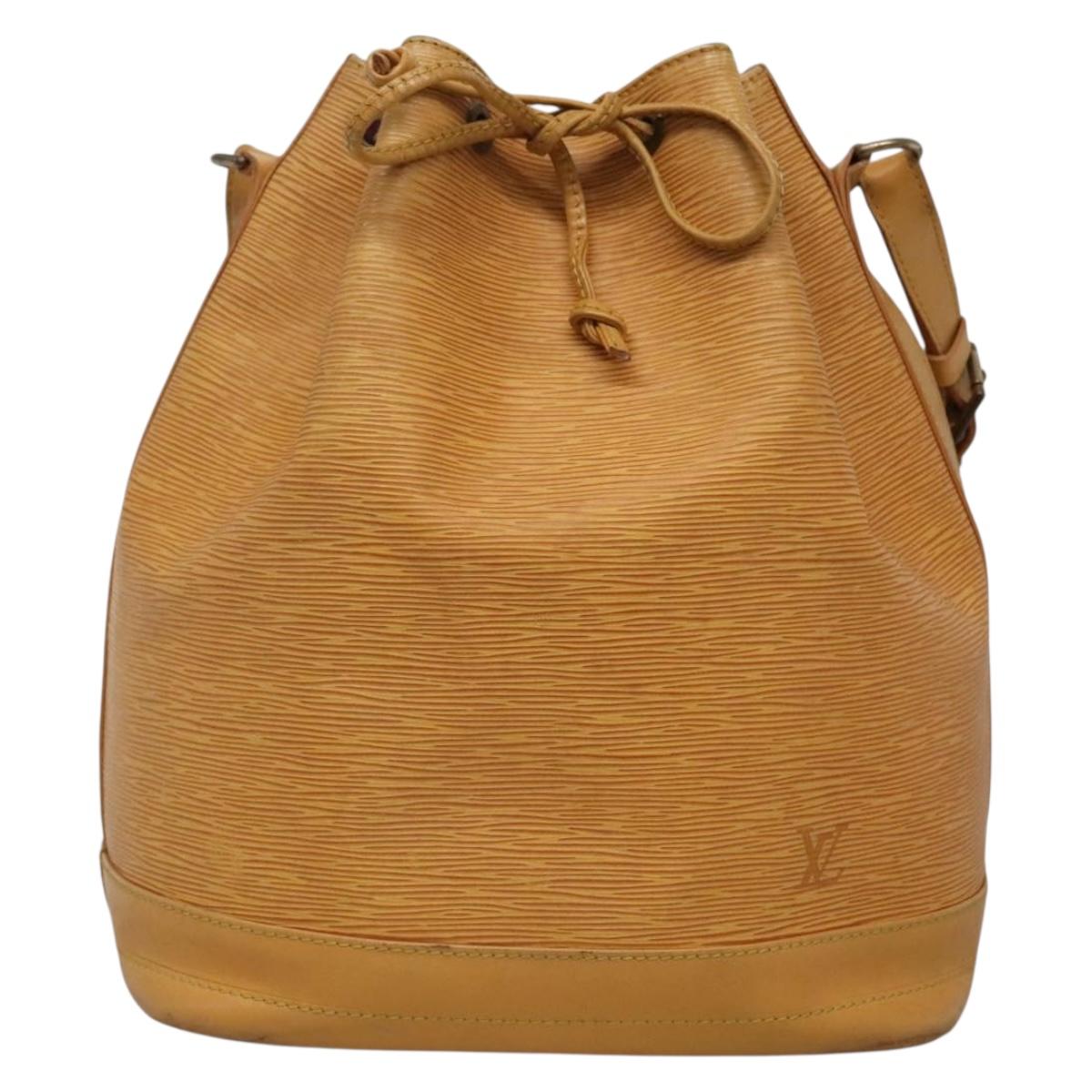 LOUIS VUITTON Epi Noe Shoulder Bag Tassili Yellow M44009 LV Auth BA4525