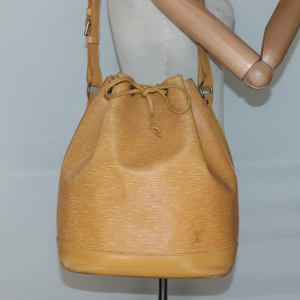 LOUIS VUITTON Epi Noe Shoulder Bag Tassili Yellow M44009 LV Auth BA4525