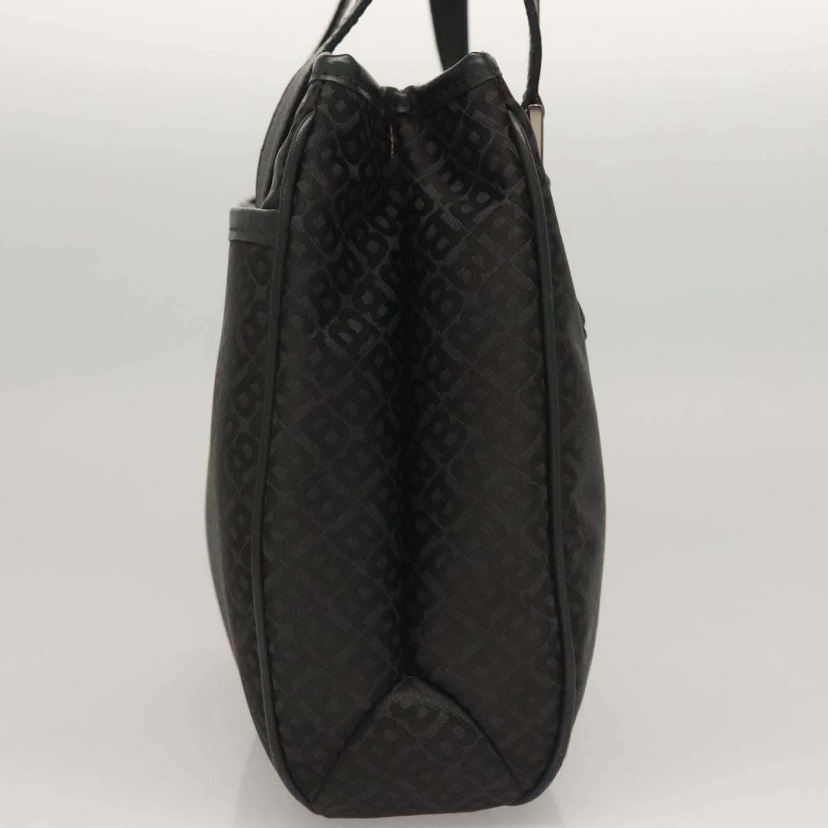 BALLY Shoulder Bag Nylon Black Silver Auth BA4528