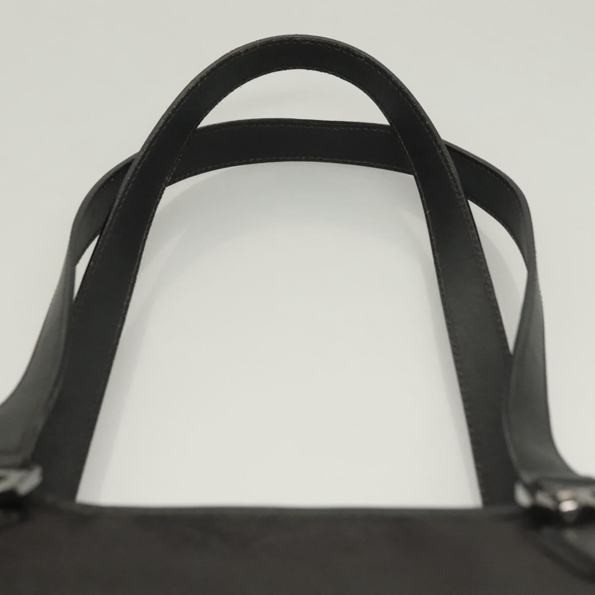 BALLY Shoulder Bag Nylon Black Silver Auth BA4528