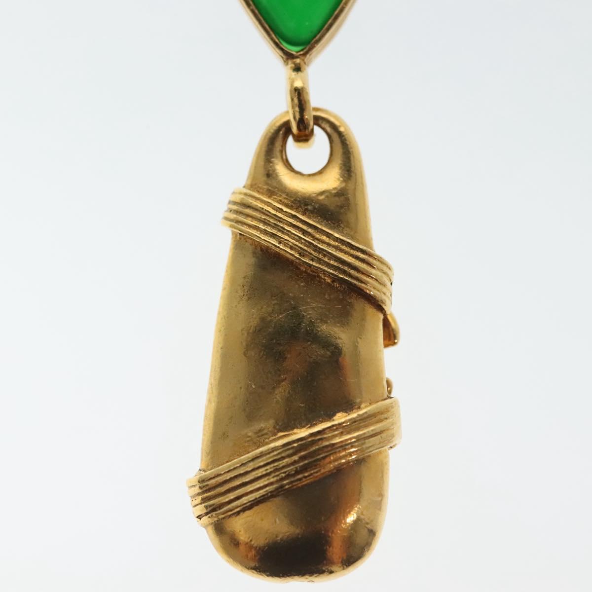 CHANEL COCO Mark Gripoa Earring metal Gold CC Auth BA4542V