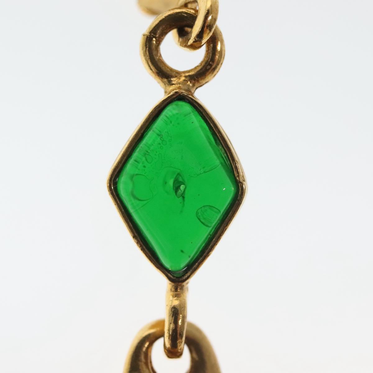 CHANEL COCO Mark Gripoa Earring metal Gold CC Auth BA4542V