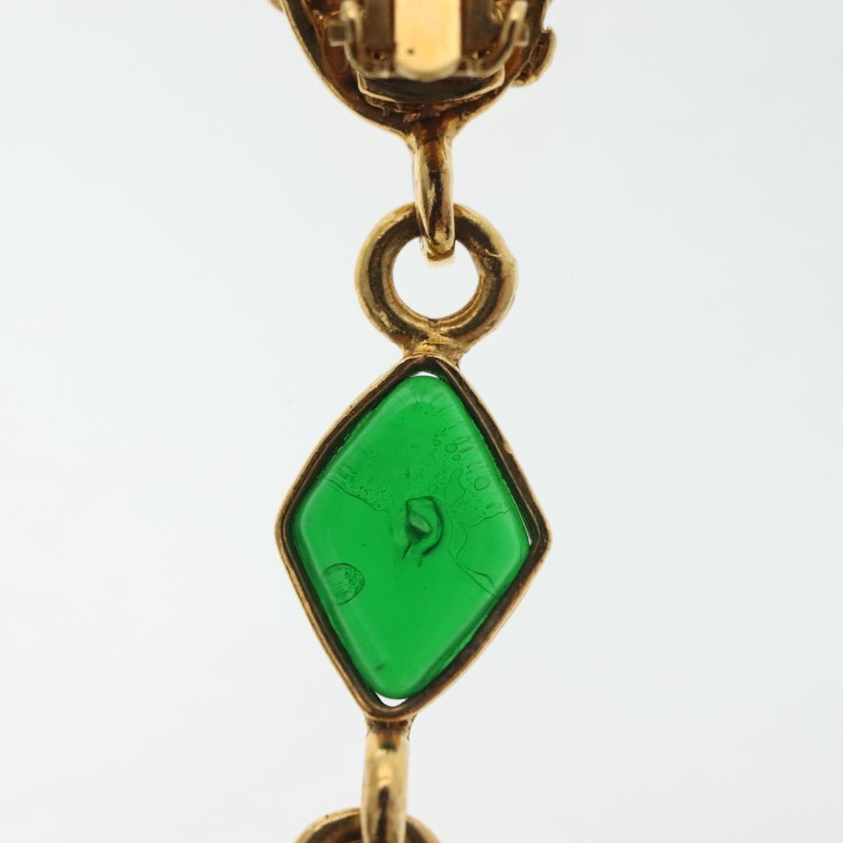 CHANEL COCO Mark Gripoa Earring metal Gold CC Auth BA4542V