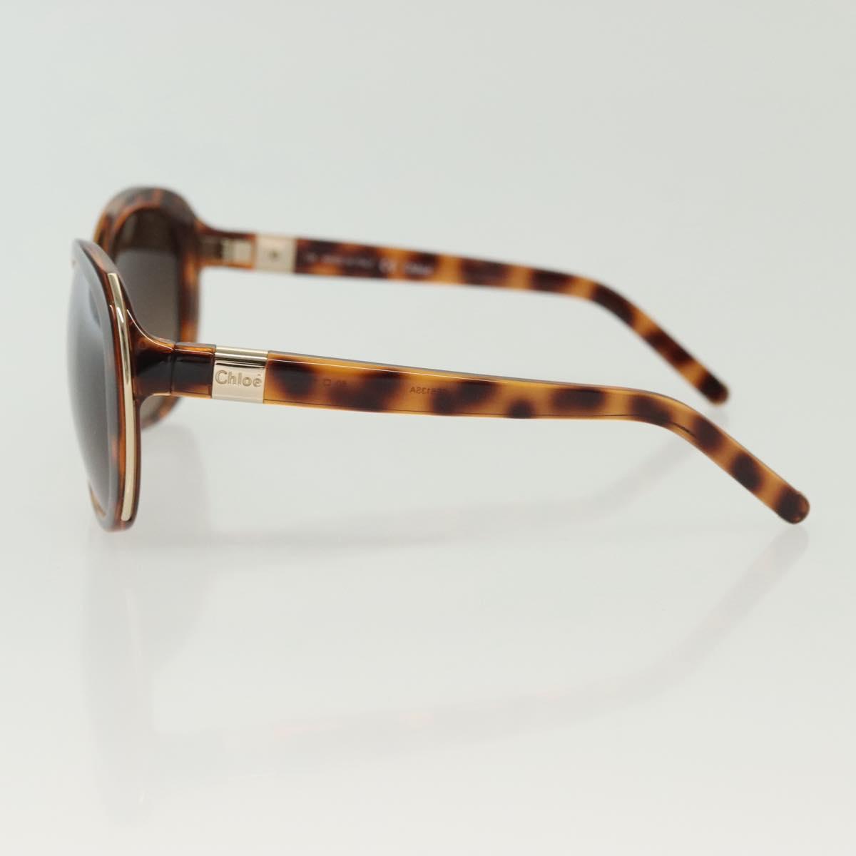 Chloe Sunglasses plastic Brown Auth BA4546