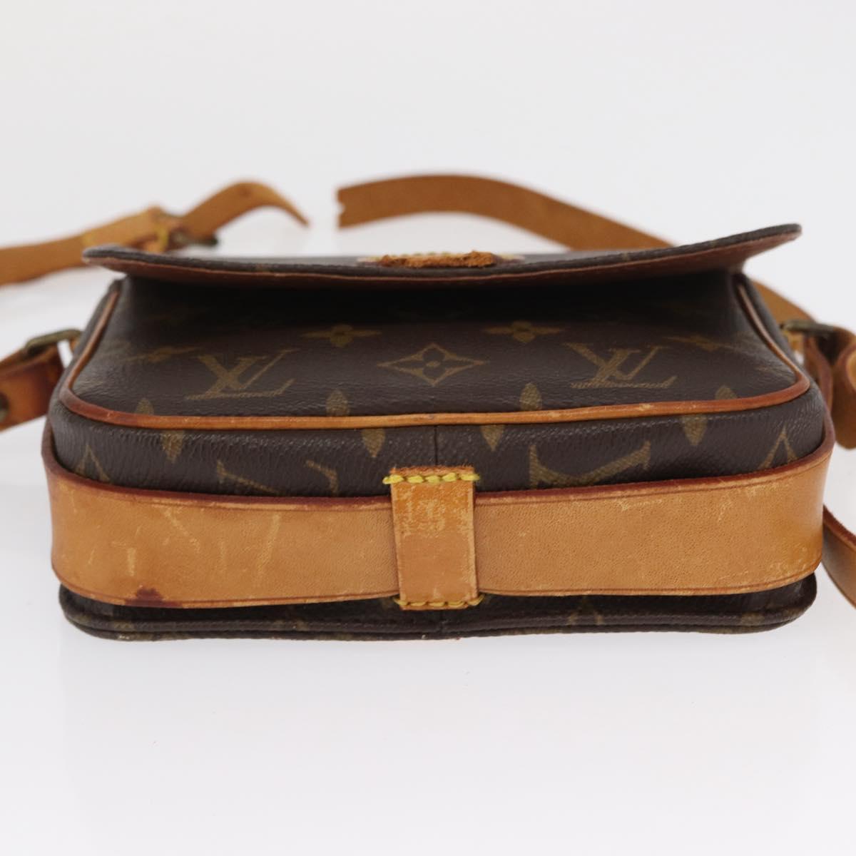 LOUIS VUITTON Monogram Cartouchiere PM Shoulder Bag M51254 LV Auth BA4587