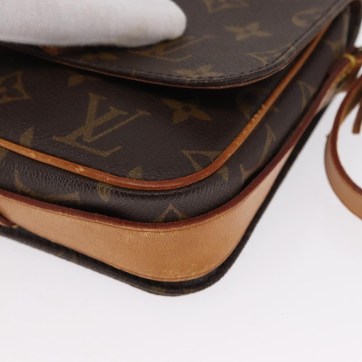 LOUIS VUITTON Monogram Cartouchiere PM Shoulder Bag M51254 LV Auth BA4587