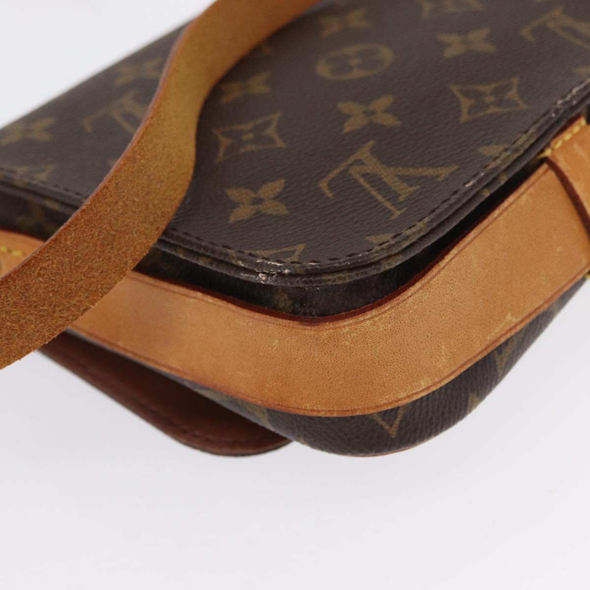 LOUIS VUITTON Monogram Cartouchiere PM Shoulder Bag M51254 LV Auth BA4587