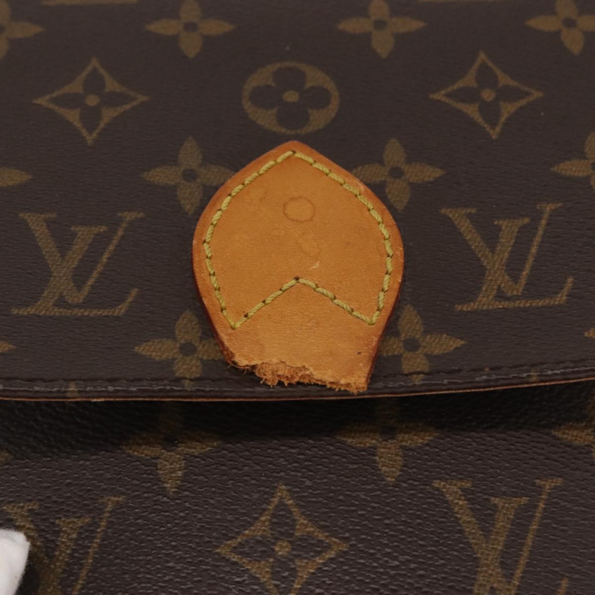 LOUIS VUITTON Monogram Cartouchiere PM Shoulder Bag M51254 LV Auth BA4587