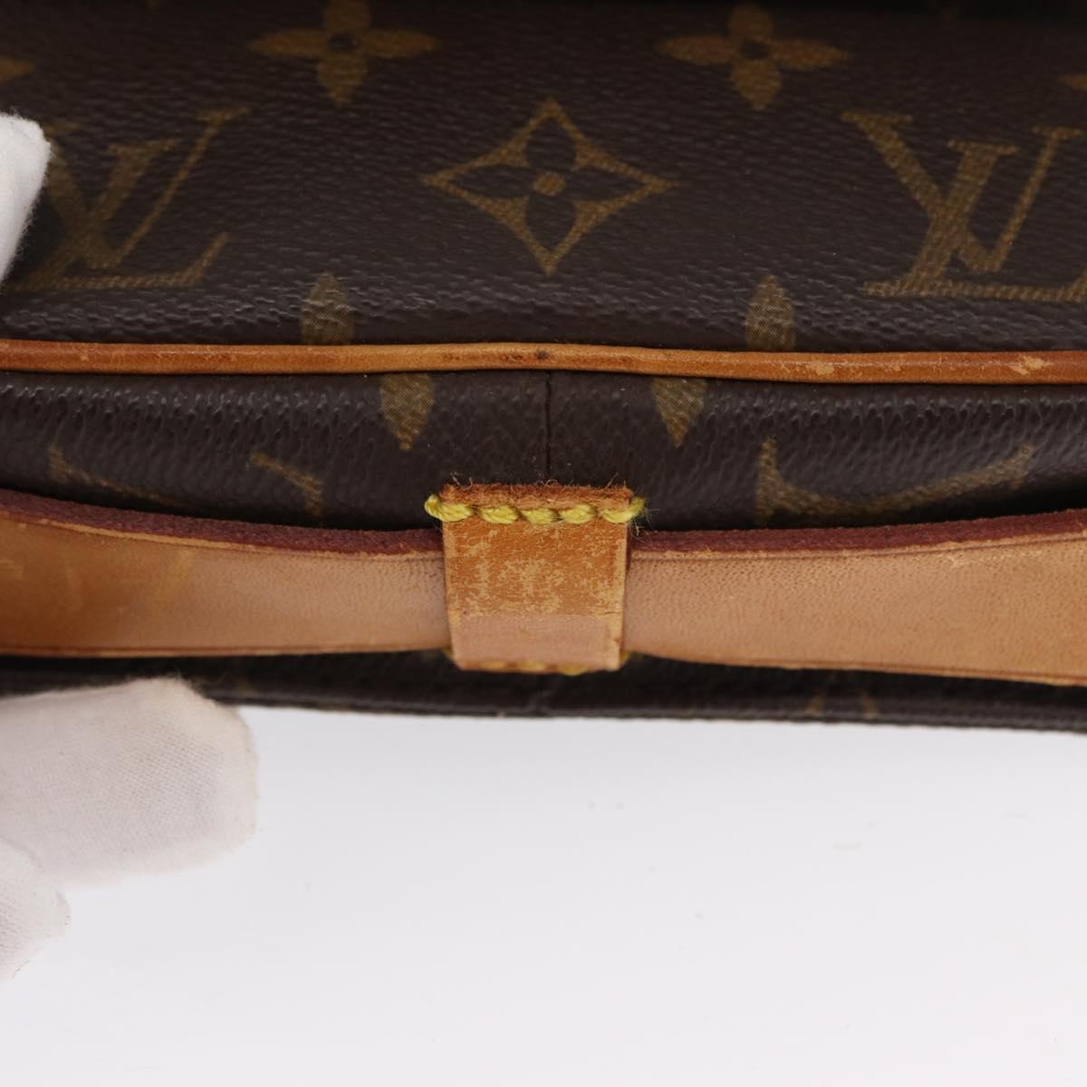 LOUIS VUITTON Monogram Cartouchiere PM Shoulder Bag M51254 LV Auth BA4587