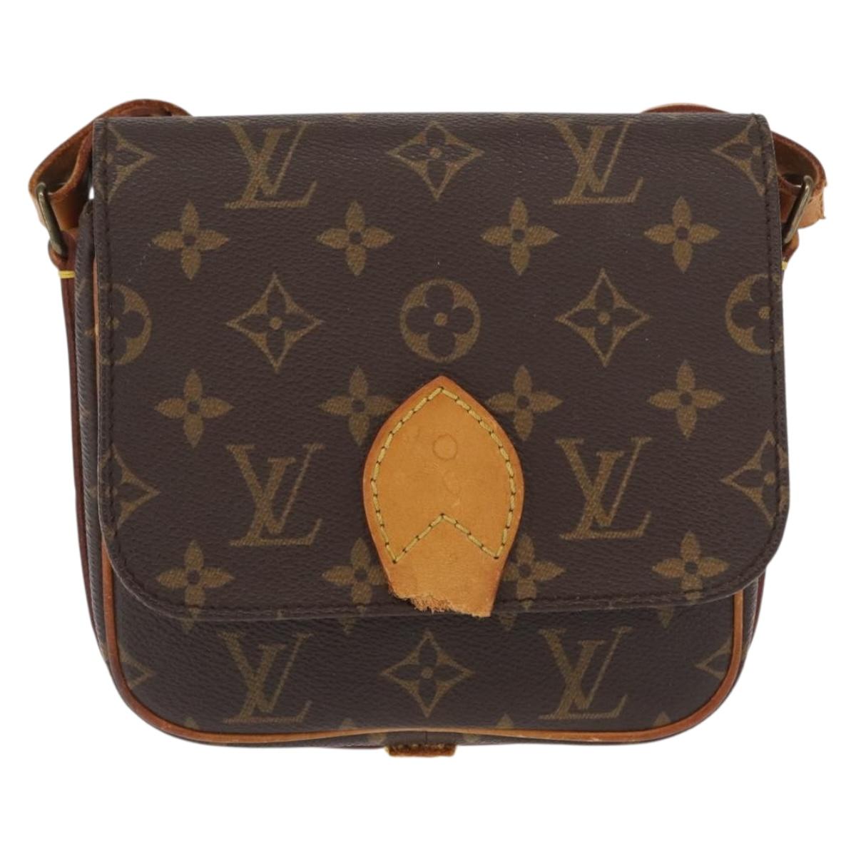 LOUIS VUITTON Monogram Cartouchiere PM Shoulder Bag M51254 LV Auth BA4587