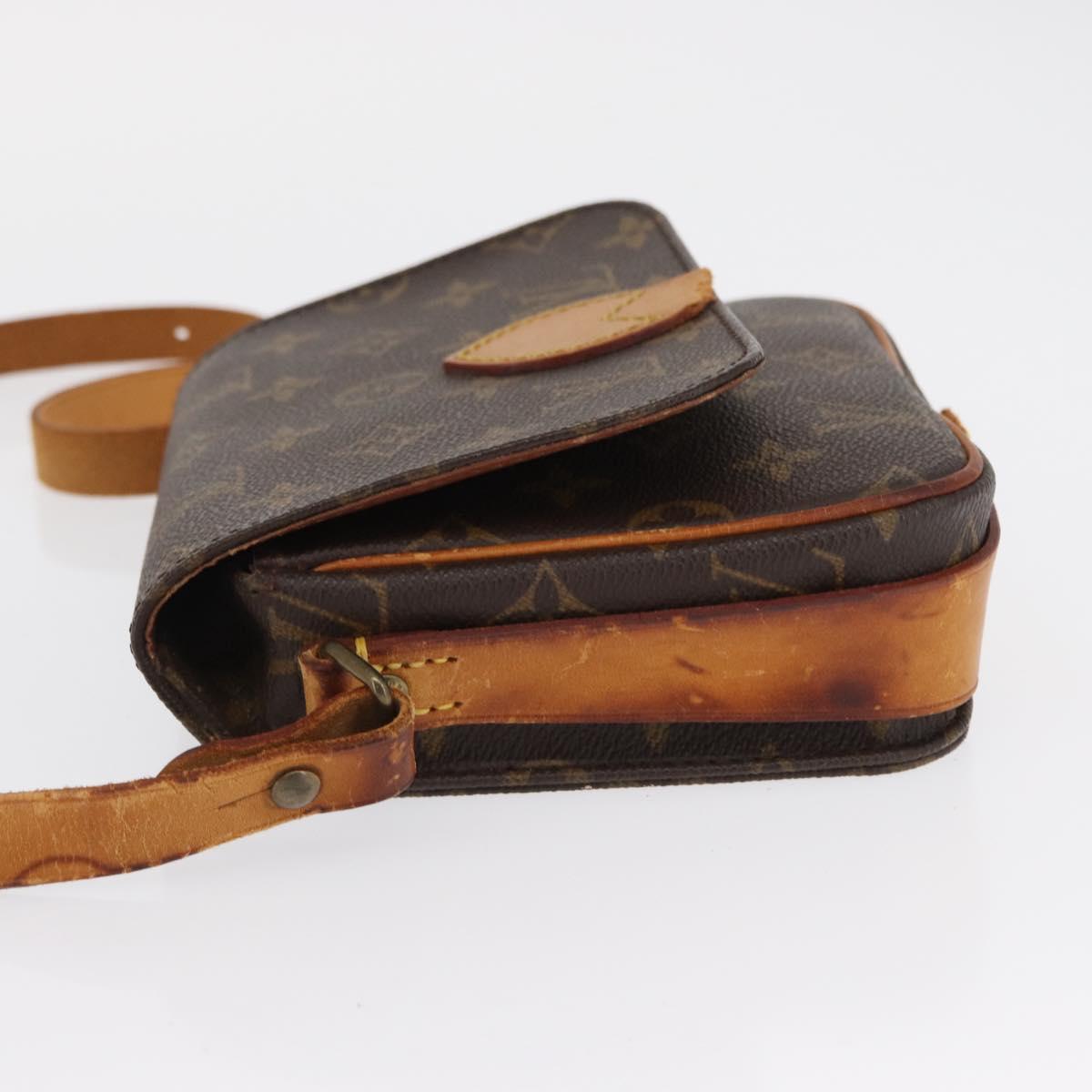 LOUIS VUITTON Monogram Cartouchiere PM Shoulder Bag M51254 LV Auth BA4587