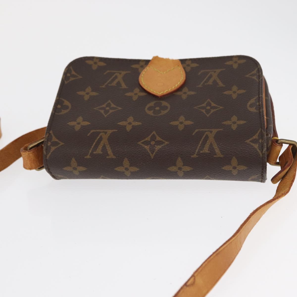 LOUIS VUITTON Monogram Cartouchiere PM Shoulder Bag M51254 LV Auth BA4587