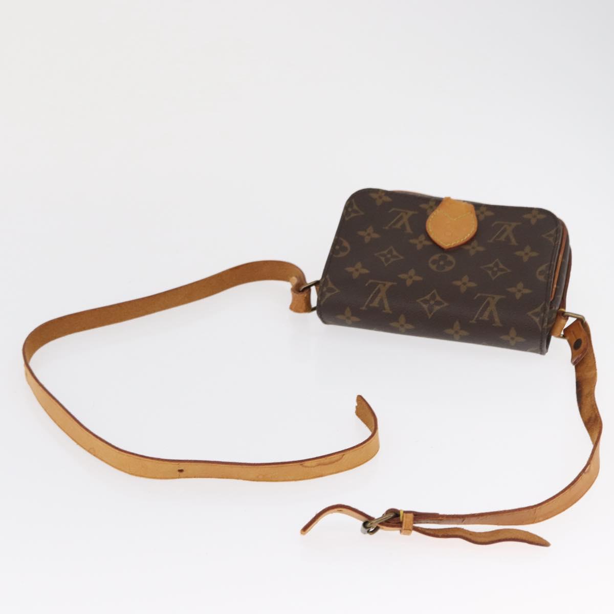 LOUIS VUITTON Monogram Cartouchiere PM Shoulder Bag M51254 LV Auth BA4587