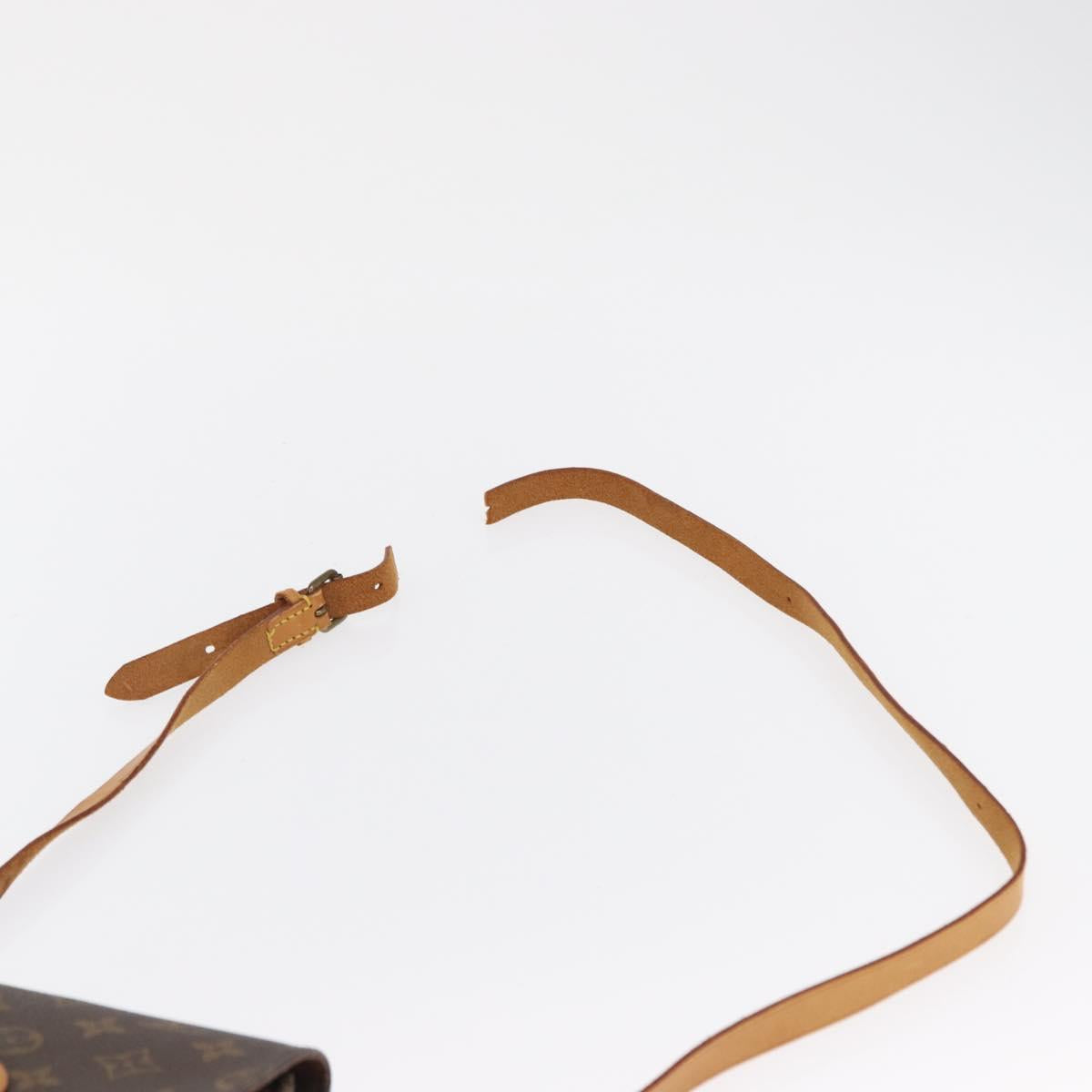 LOUIS VUITTON Monogram Cartouchiere PM Shoulder Bag M51254 LV Auth BA4587