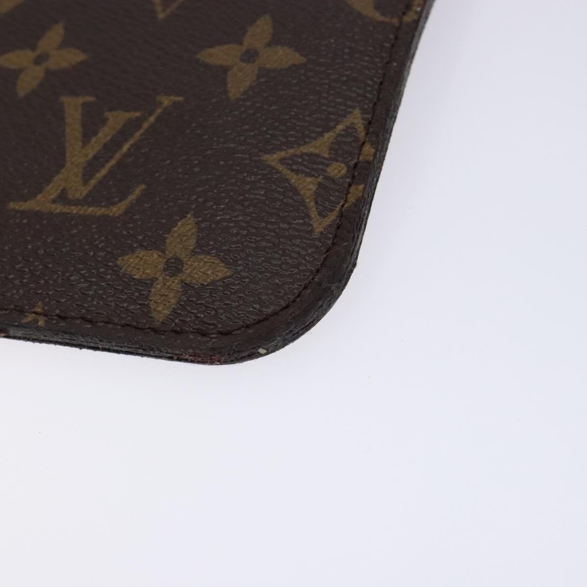 LOUIS VUITTON Monogram Neverfull MM Pouch Accessory Pouch LV Auth BA4608