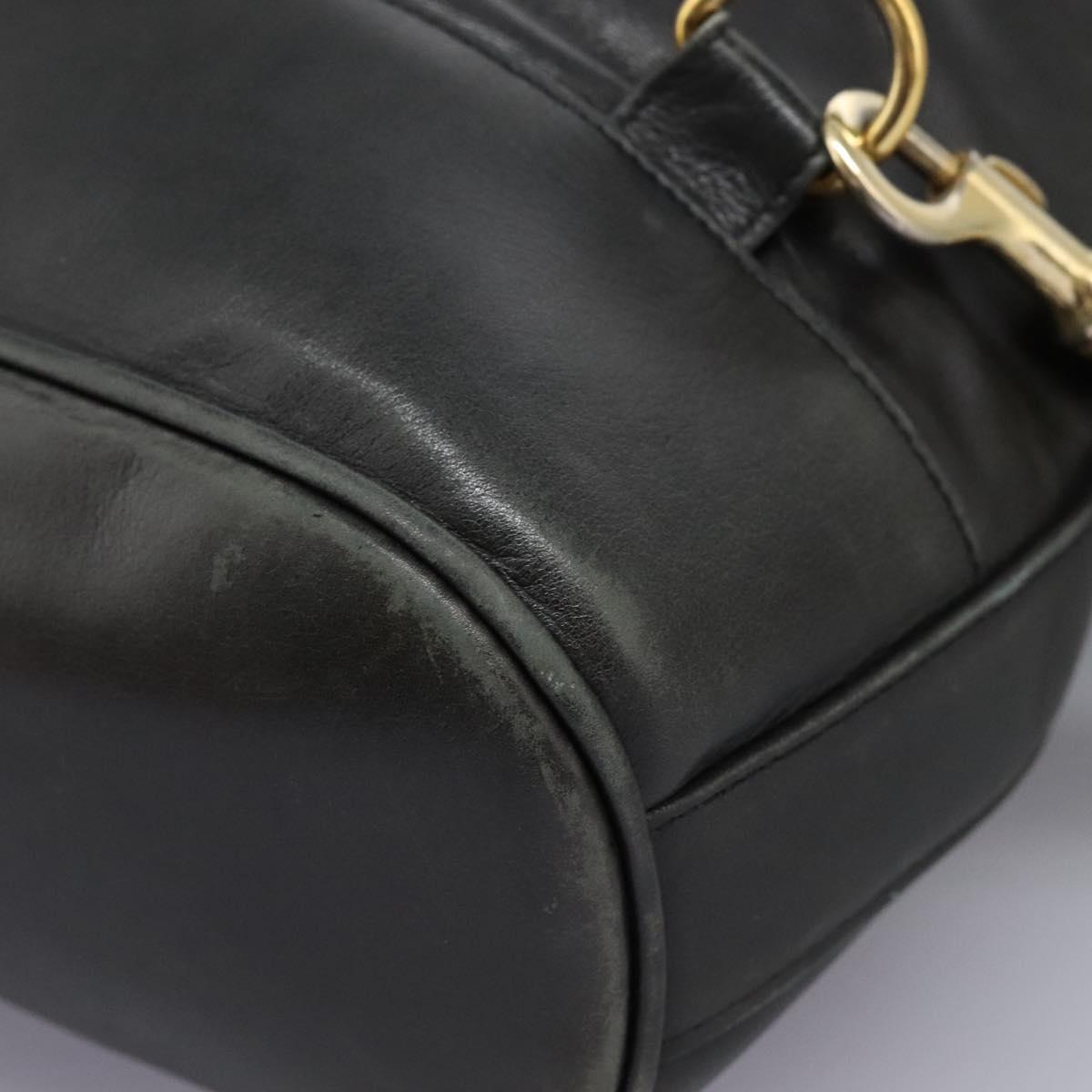 CHANEL Shoulder Bag Lamb Skin Black CC Auth BA461