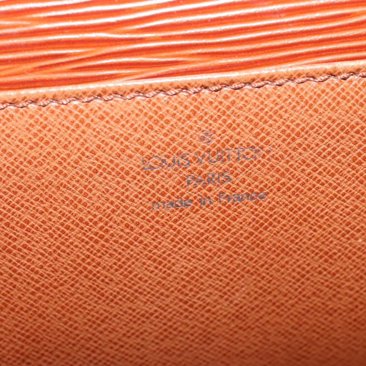 LOUIS VUITTON Epi Serviette Conseiller Briefcase Brown M54423 LV Auth BA4610