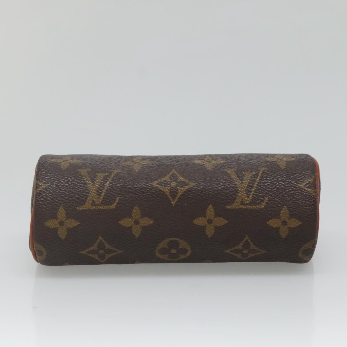 LOUIS VUITTON Monogram Papillon Pouch LV Auth BA4621
