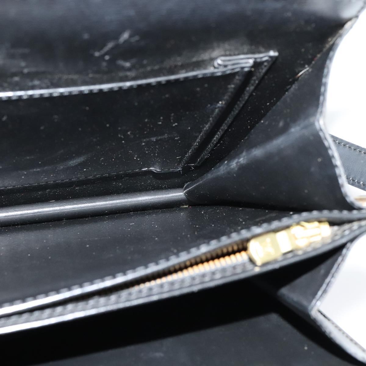 LOUIS VUITTON Epi Capuchin Shoulder Bag Black M52342 LV Auth BA4635