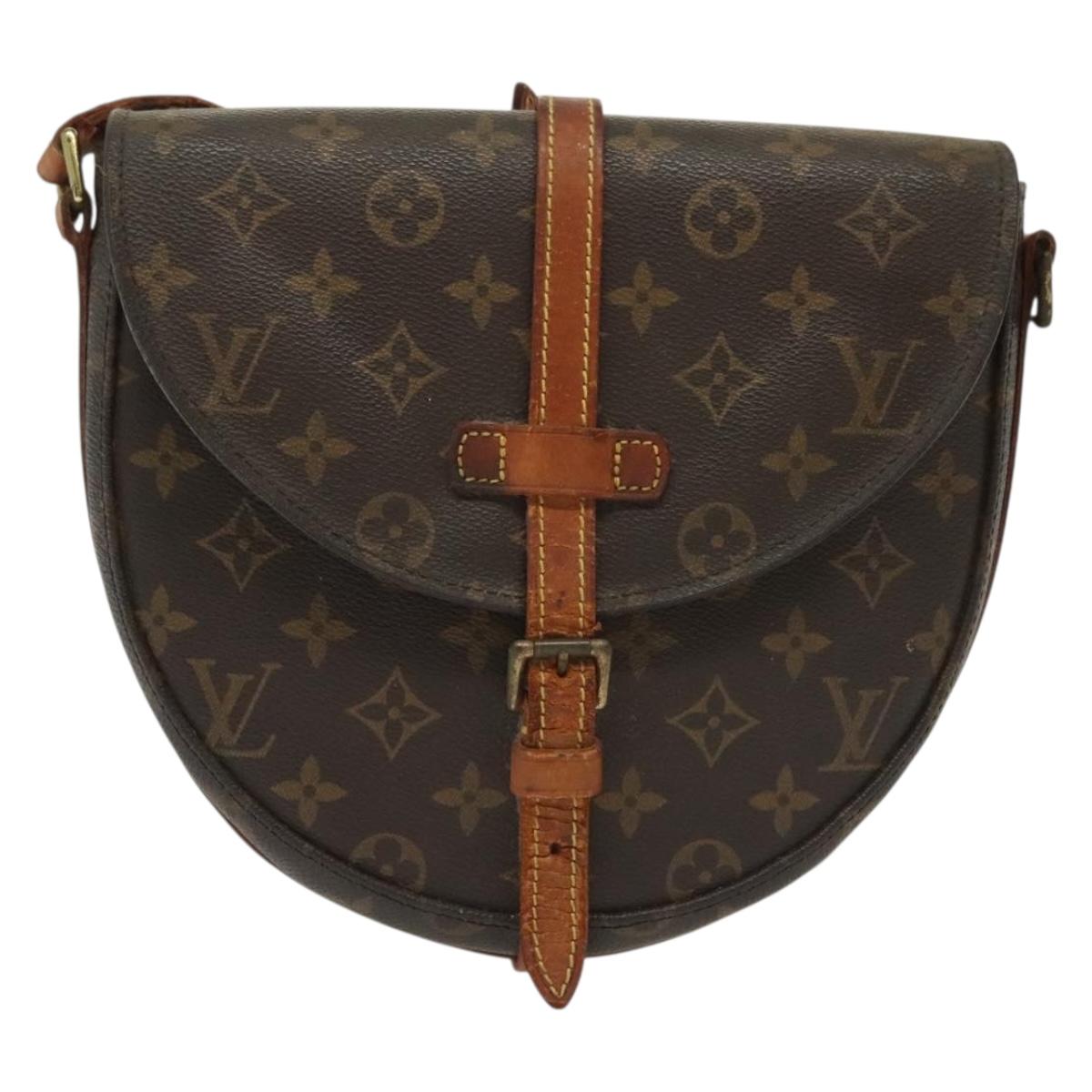 LOUIS VUITTON Monogram Chantilly MM Shoulder Bag M51233 LV Auth BA4637