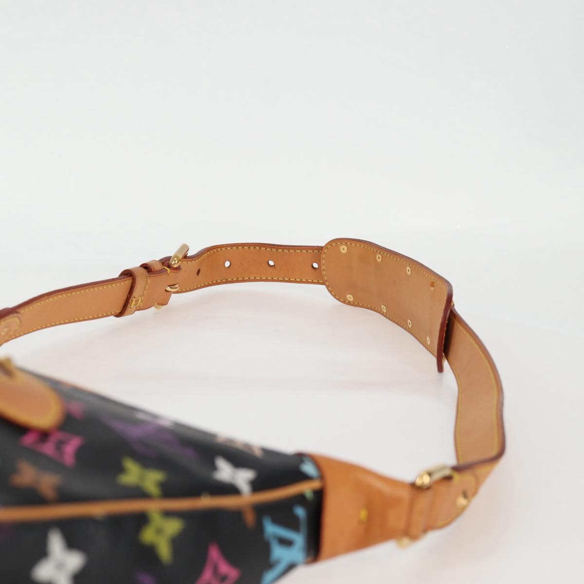 LOUIS VUITTON Multicolor Boulogne Shoulder Bag Black M92638 LV Auth BA4683V