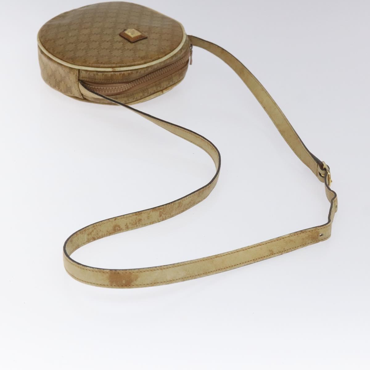 CELINE Macadam Canvas Shoulder Bag Brown Auth BA469