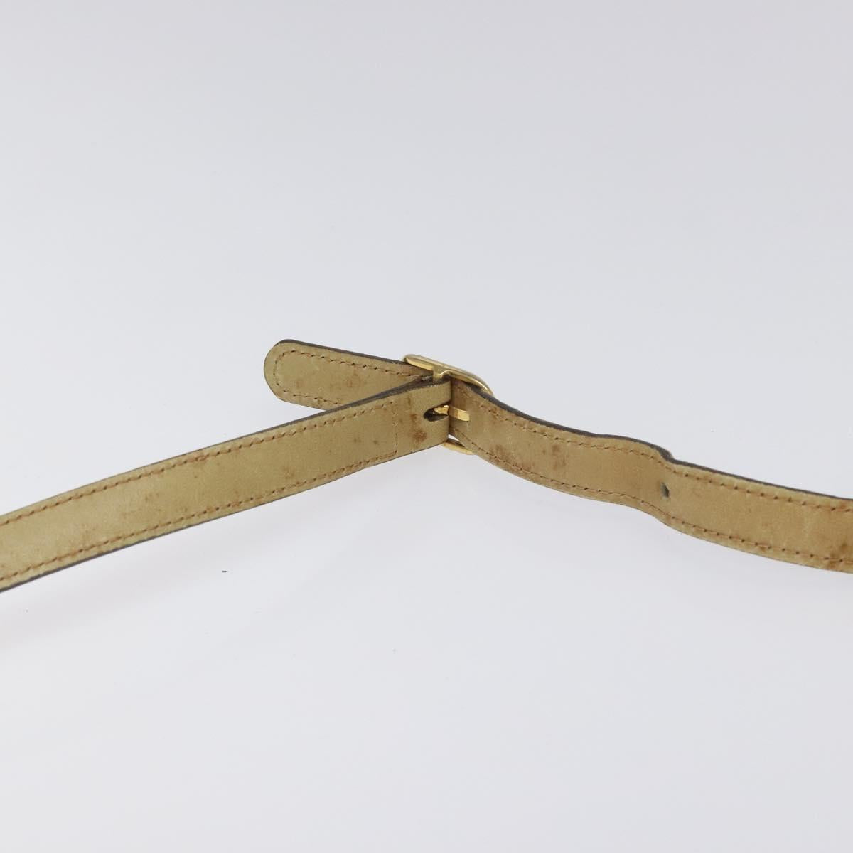 CELINE Macadam Canvas Shoulder Bag Brown Auth BA469