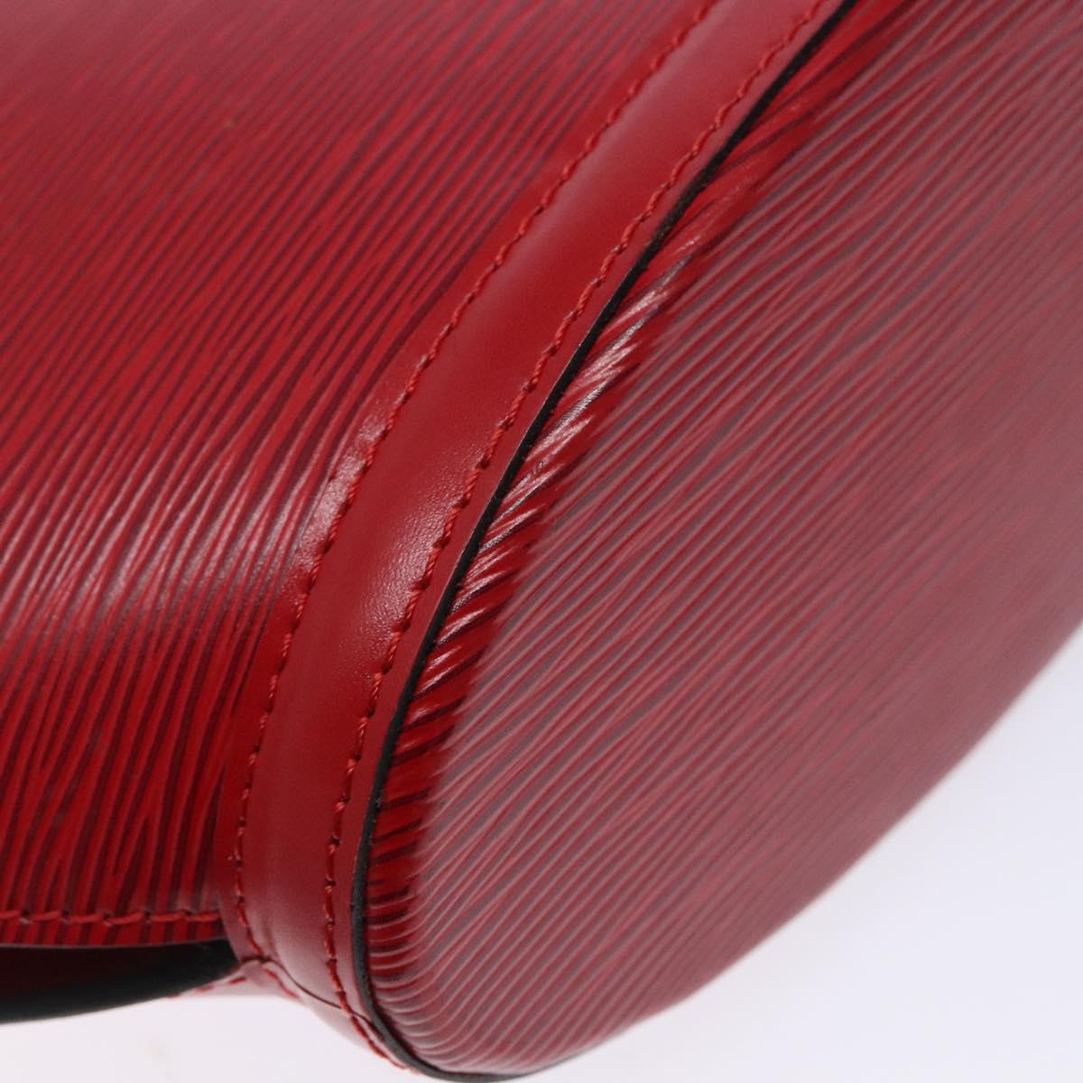LOUIS VUITTON Epi Saint Jacques Shoulder Bag Red M52277 LV Auth BA4703