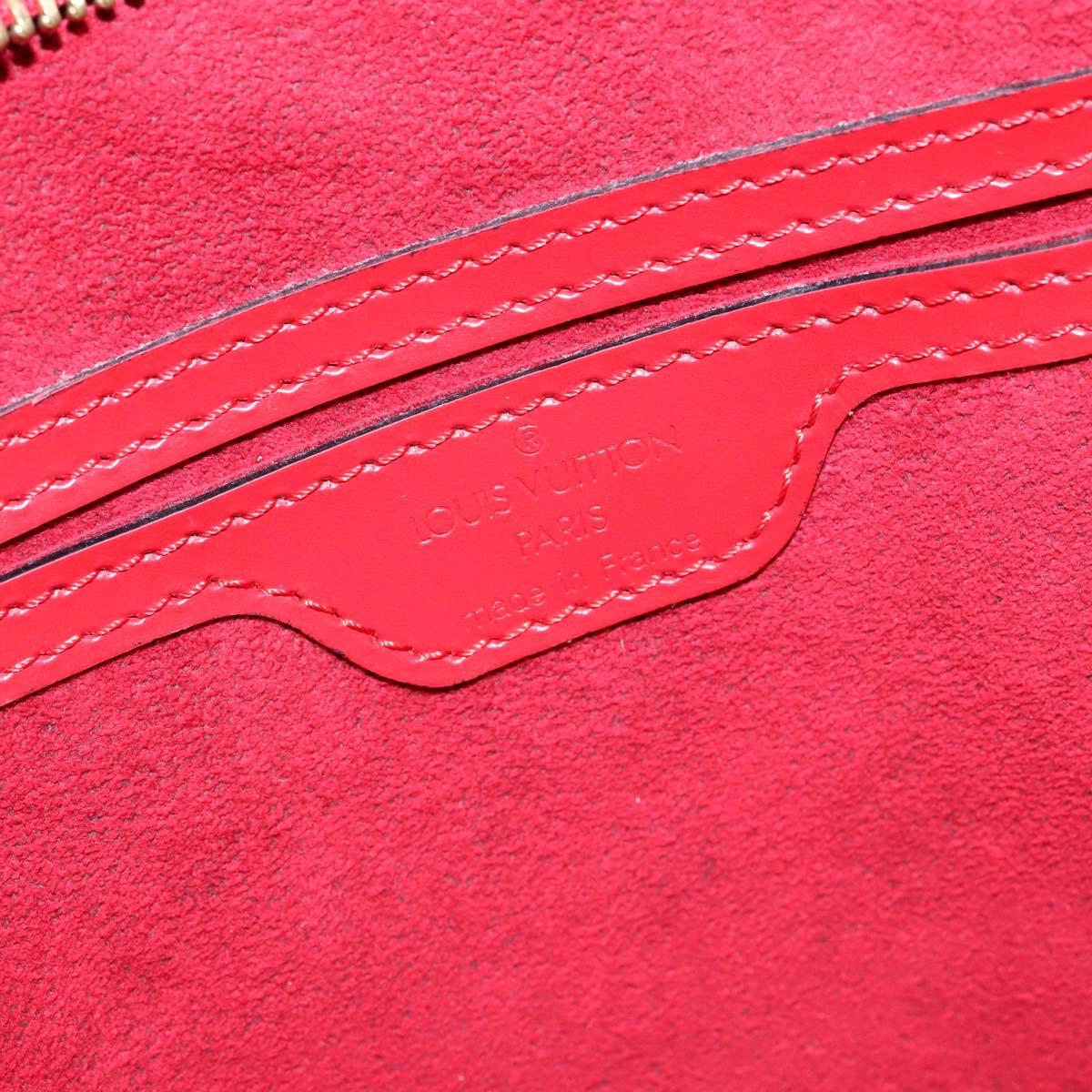 LOUIS VUITTON Epi Saint Jacques Shoulder Bag Red M52277 LV Auth BA4703