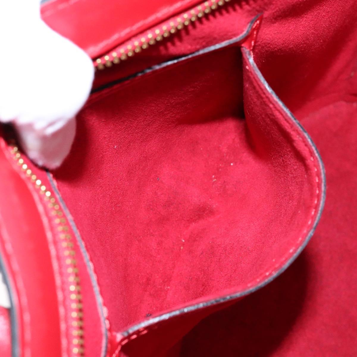 LOUIS VUITTON Epi Saint Jacques Shoulder Bag Red M52277 LV Auth BA4703