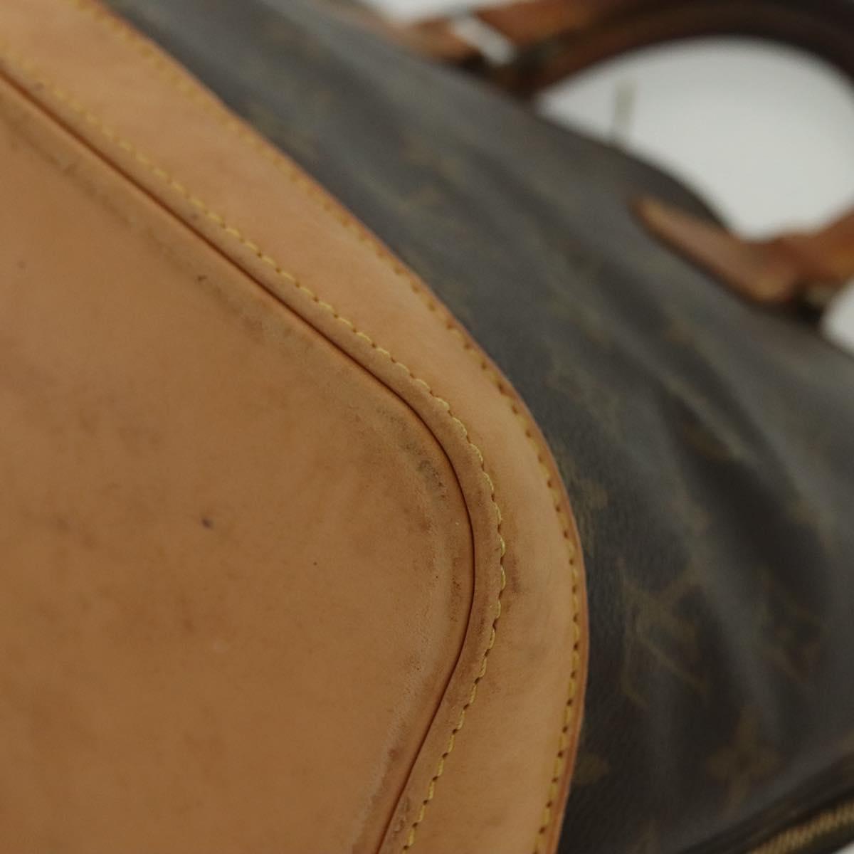 LOUIS VUITTON Monogram Alma Hand Bag M51130 LV Auth BA4767
