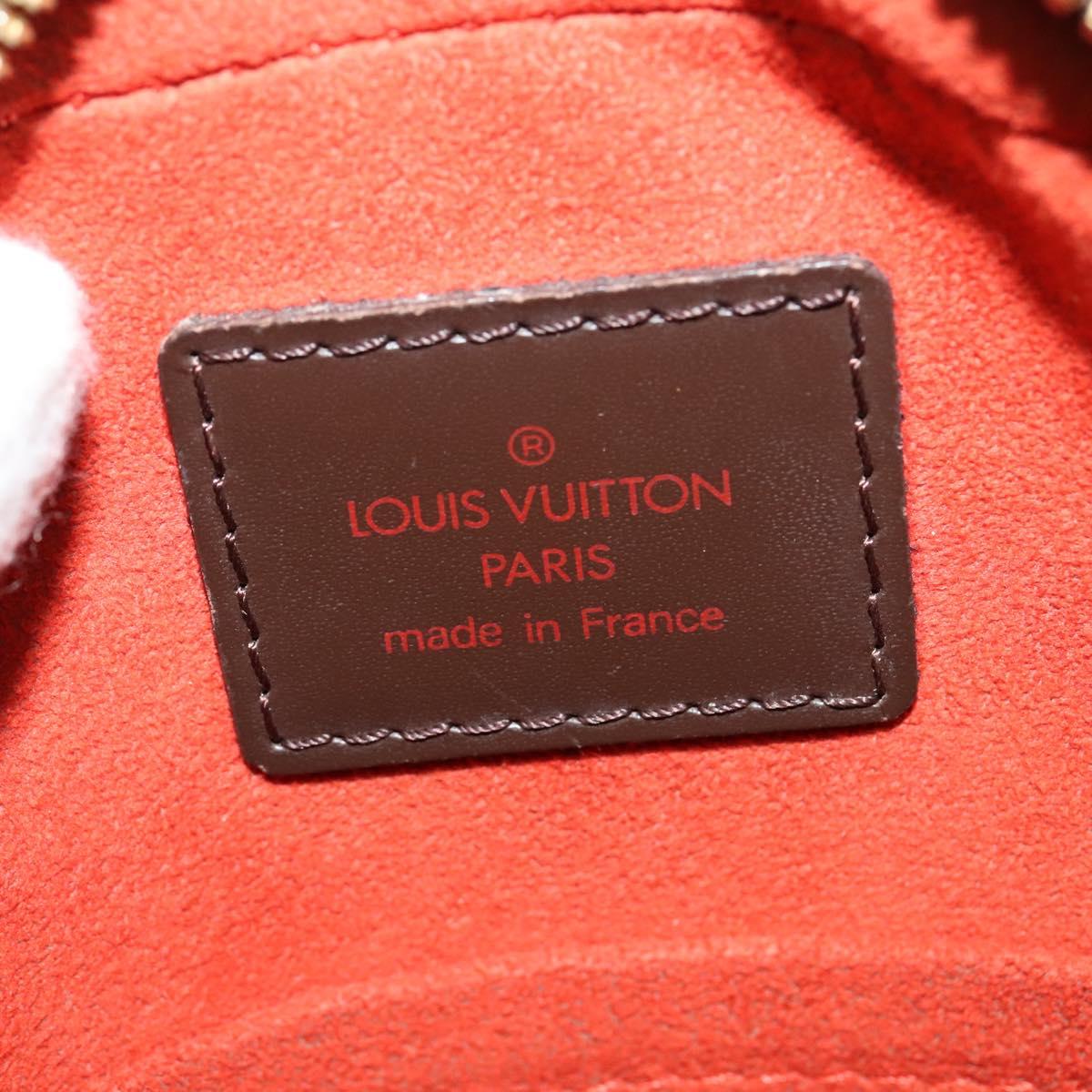 LOUIS VUITTON Damier Ebene Ipanema PM Shoulder Bag N51294 LV Auth BA4779