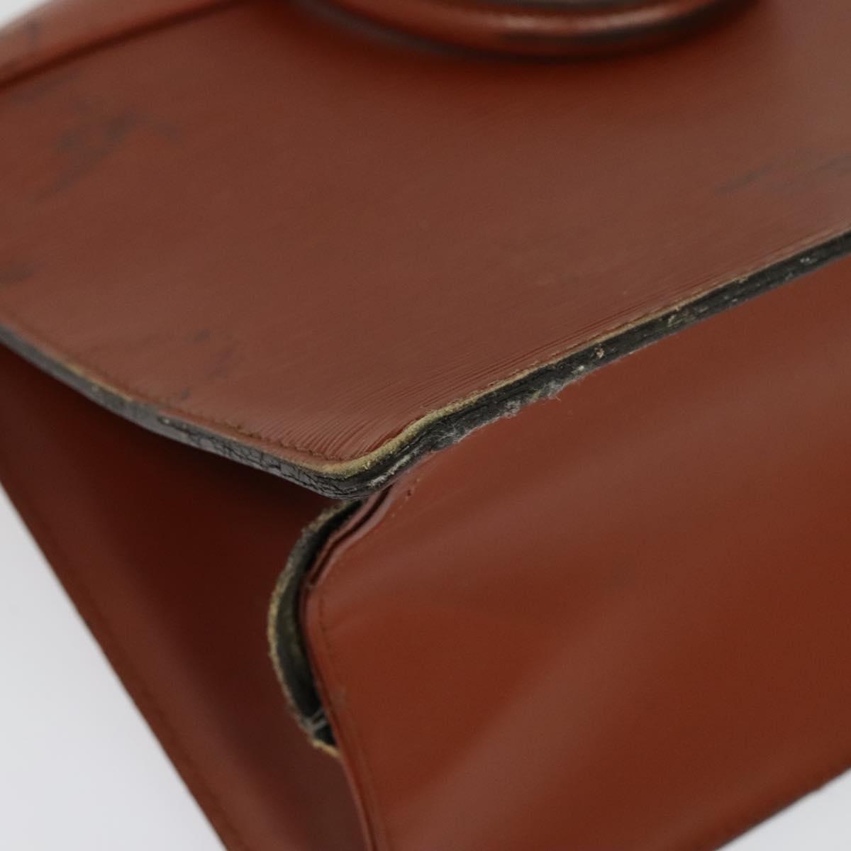 LOUIS VUITTON Epi Riviera Hand Bag Brown M48183 LV Auth BA4798