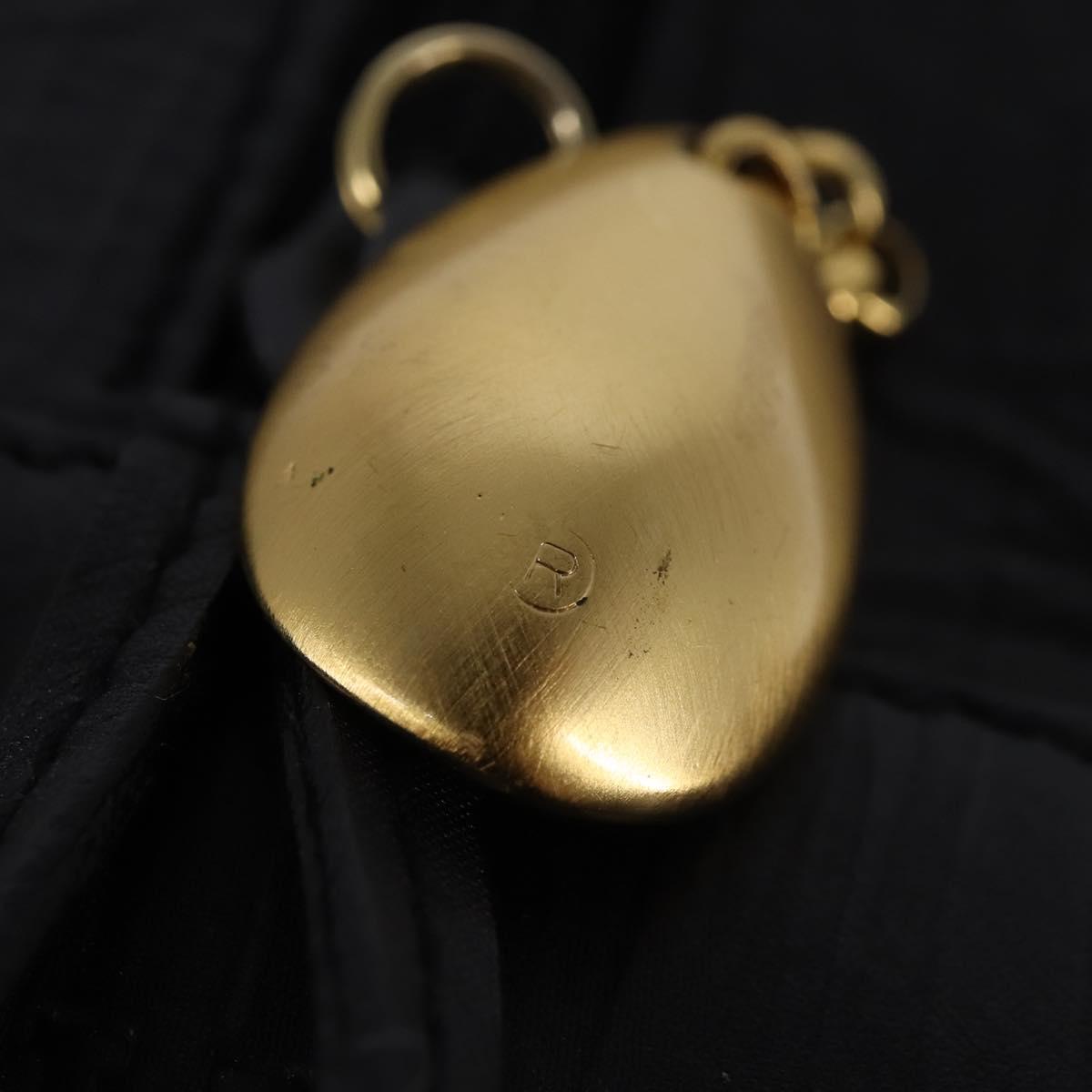 BALLY Backpack Leather Black Gold Auth BA4807