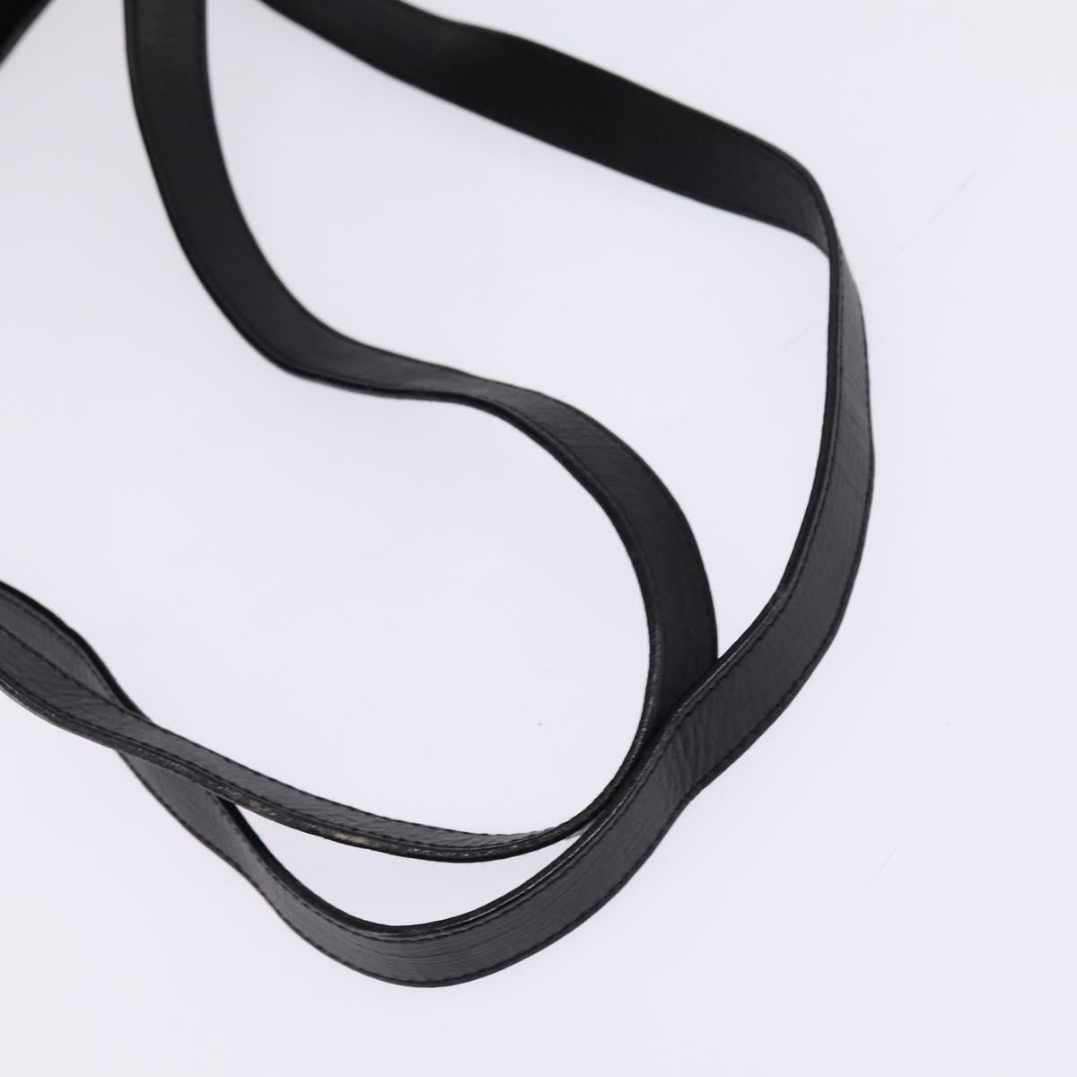 BALLY Backpack Leather Black Gold Auth BA4807