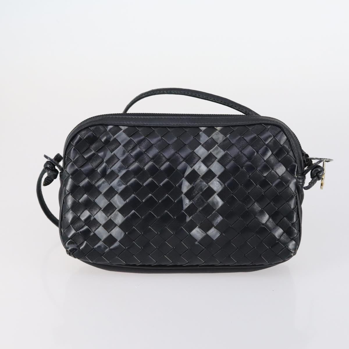 BALLY Shoulder Bag Leather 3Set Brown Black Bordeaux Auth BA4812