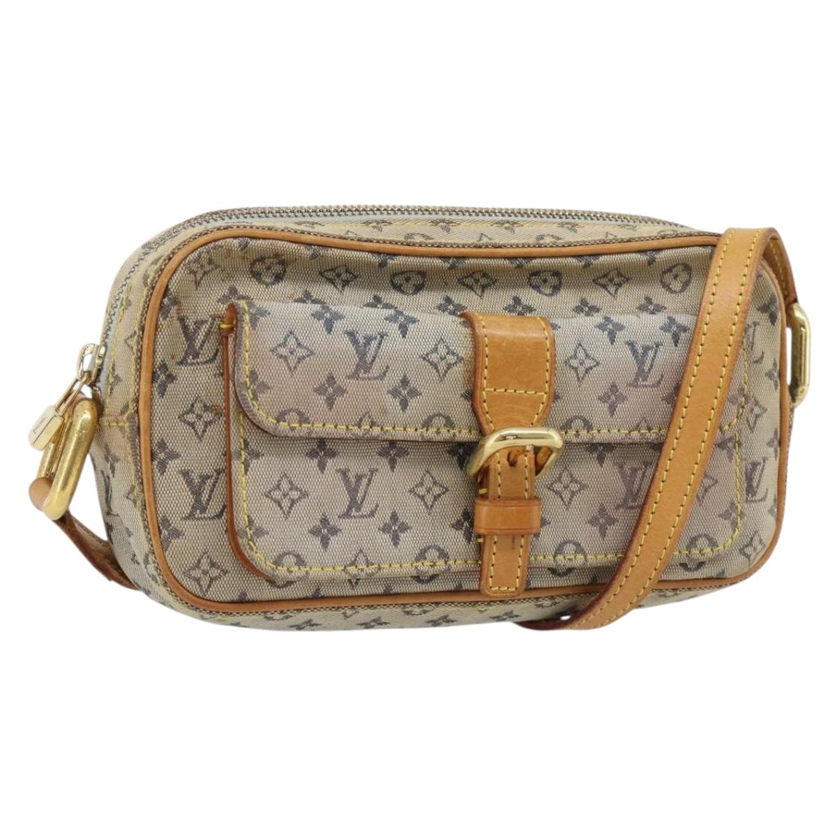 LOUIS VUITTON Monogram Mini Juliet MM Shoulder Bag Blue M92004 LV Auth BA4861