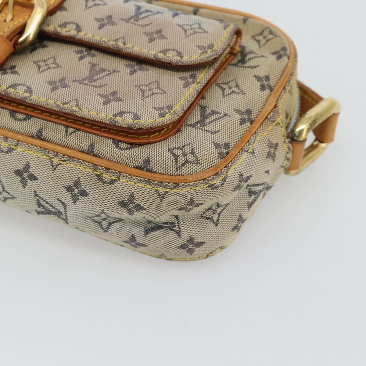 LOUIS VUITTON Monogram Mini Juliet MM Shoulder Bag Blue M92004 LV Auth BA4861