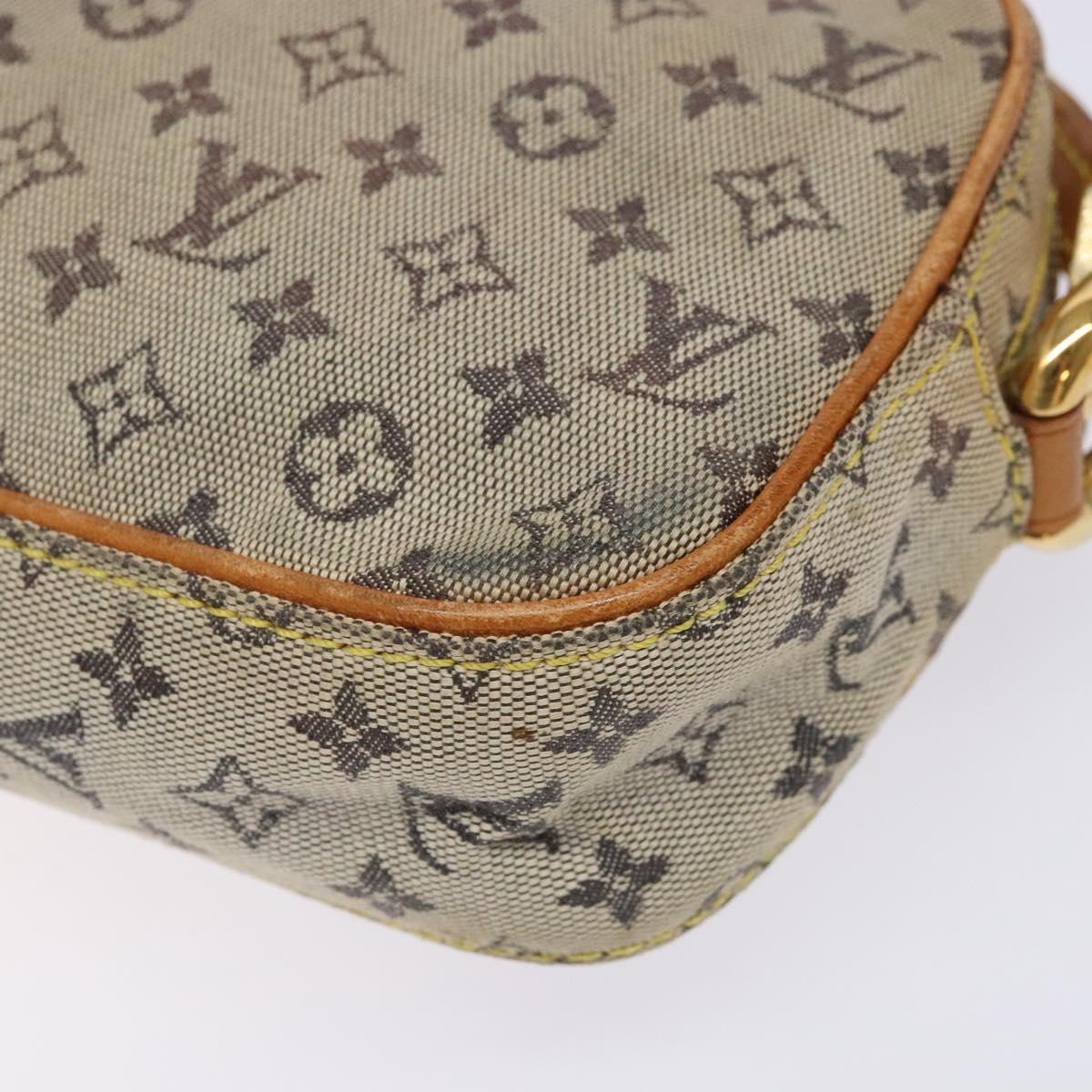 LOUIS VUITTON Monogram Mini Juliet MM Shoulder Bag Blue M92004 LV Auth BA4861