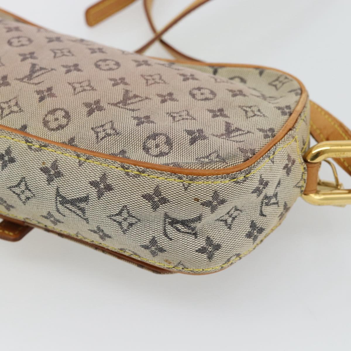 LOUIS VUITTON Monogram Mini Juliet MM Shoulder Bag Blue M92004 LV Auth BA4861
