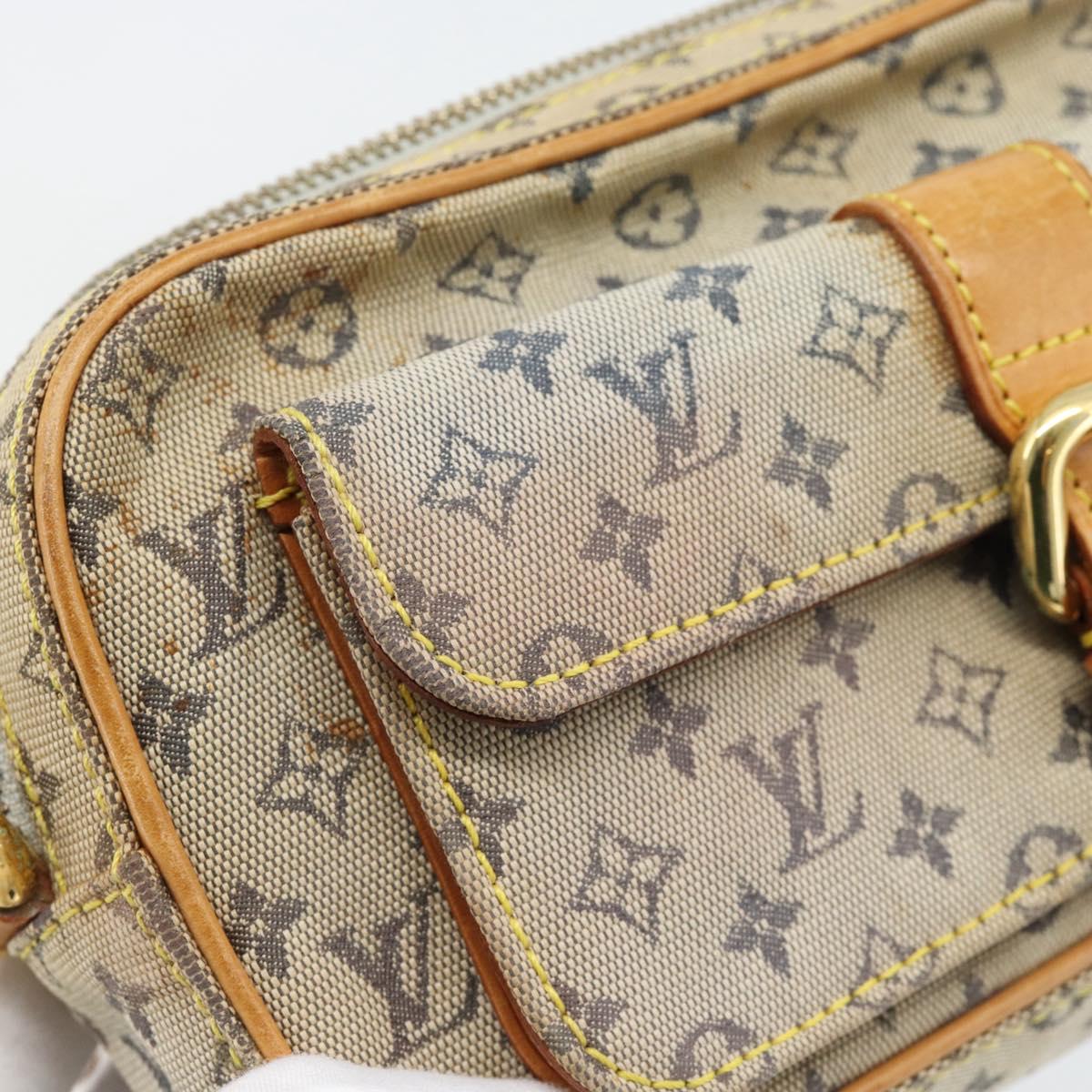 LOUIS VUITTON Monogram Mini Juliet MM Shoulder Bag Blue M92004 LV Auth BA4861